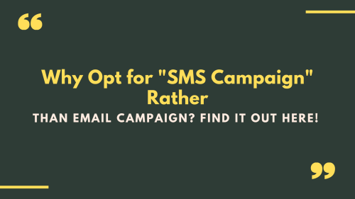 Why Opt for SMS Campaign Rather than Email Campaign? Find it Out Here