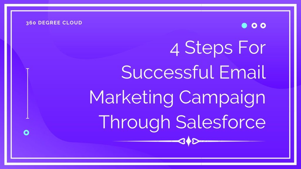 4 Steps to Succeed in the Email Marketing Campaign Through Salesforce