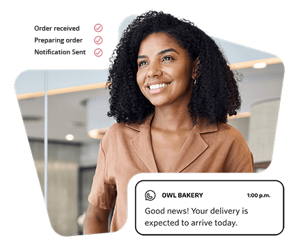 Smiling professional woman