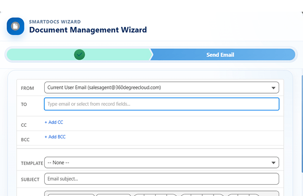 Email Document from Salesforce