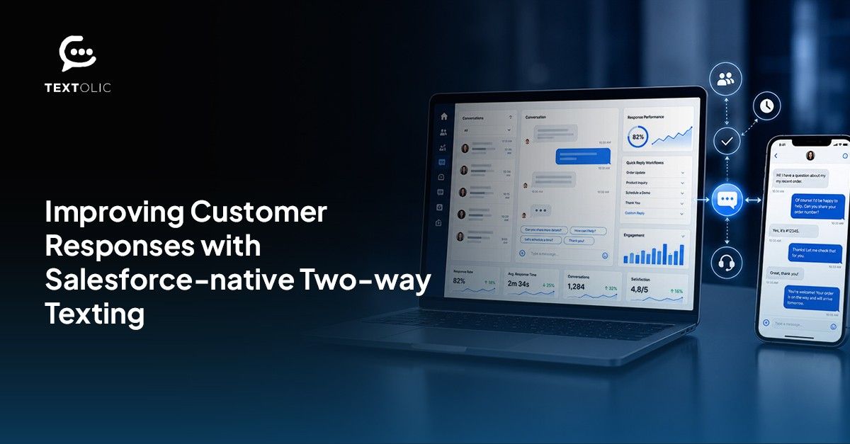 Improving Customer Responses with Salesforce-native Two-way Texting