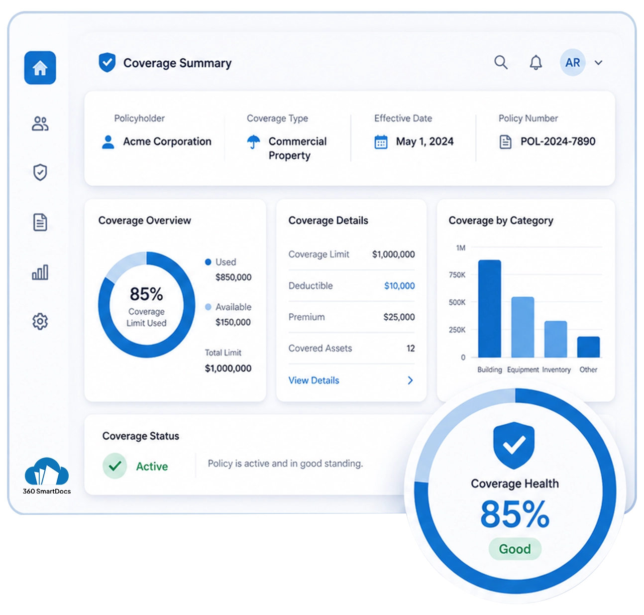InstantDocs Document Generation Dashboard
